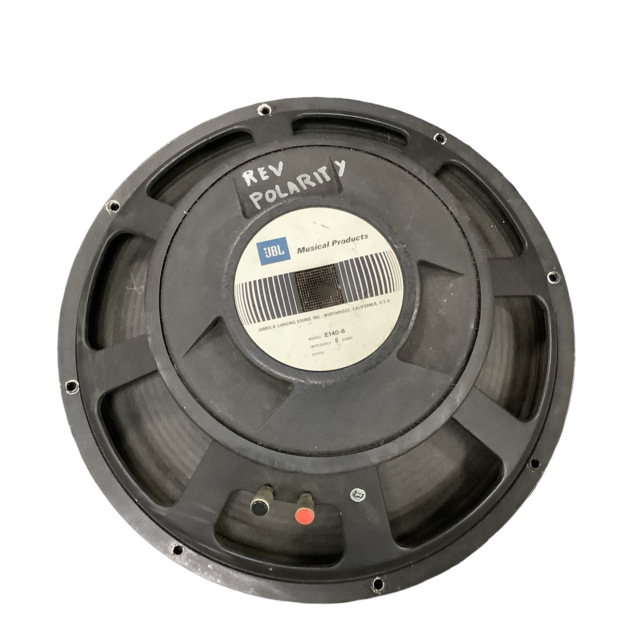 本物保証，送料無料 中古 JBL E140-8 38cm コーン型 ウーファー