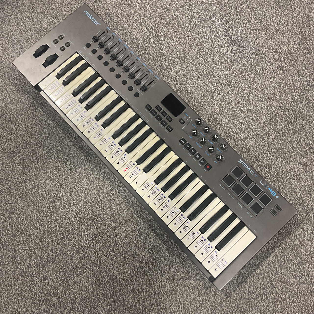 Used NEKTAR IMPACT LX49+ MIDI Controller