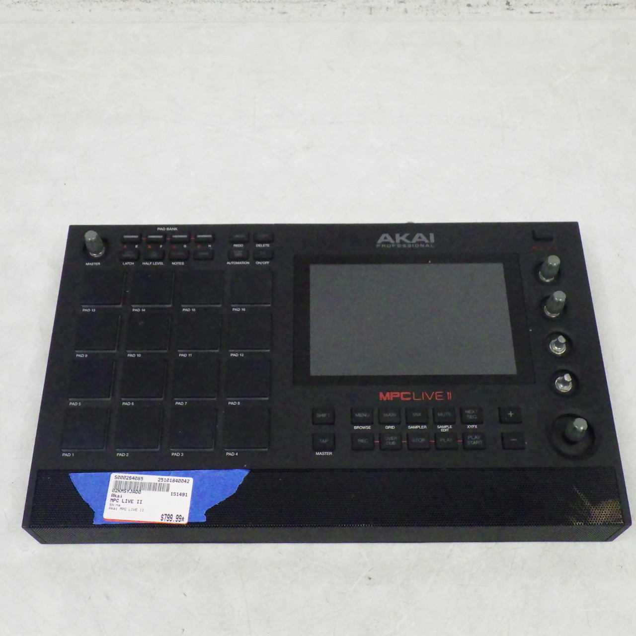 Used Akai MPC LIVE II Compact Synthesizer Compact