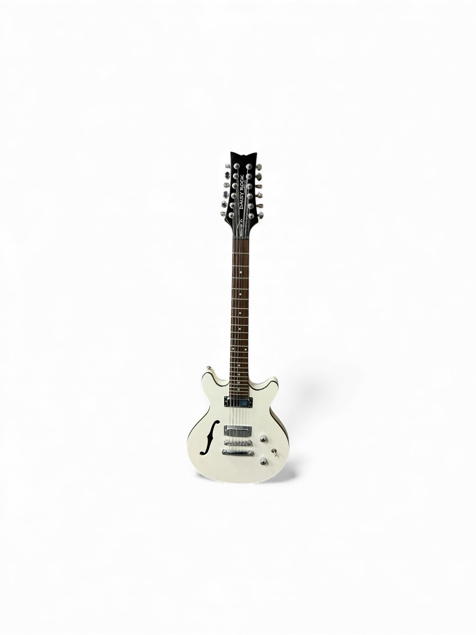 Used Daisy Rock RETRO-H 12ST Semi-Hollow Electric Guitar White 12