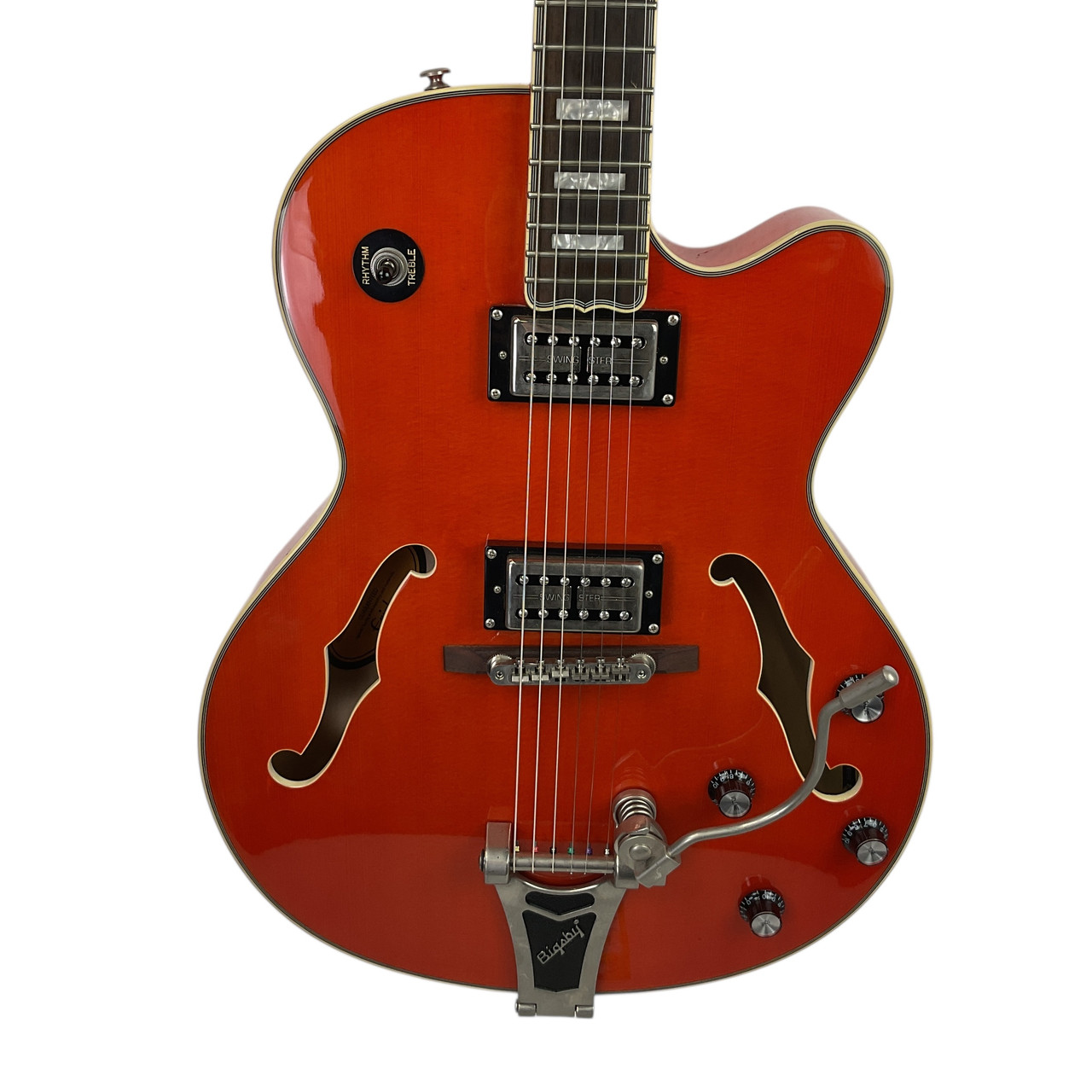Used Epiphone SWINGSTER Semi-Hollow Electric Guitar Orange 6-String
