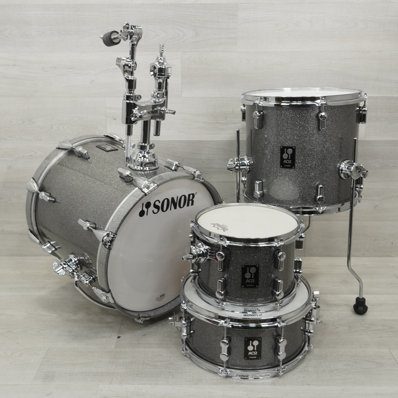ドラムシェルセット　sonor AQ2 safari 小口径　未使用 SONOR SN-AQ2SAF #TSB [AQ2 SAFARI Shell Set / Transparent Stain