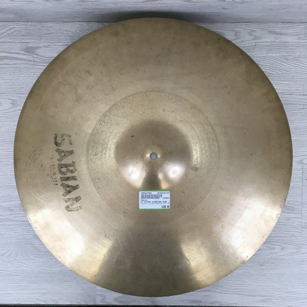 邦楽 steruss at one's choice Used Sabian 21 IN ROD SIGNATURE RIDE -WEAR- Ride Cymbal 21