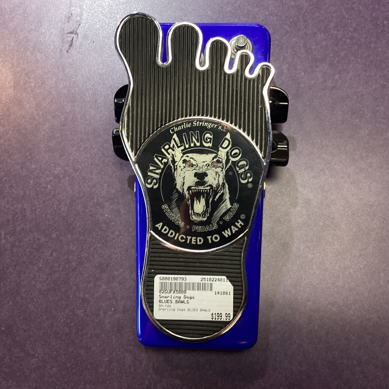 Used Snarling Dogs BLUES BAWLS Wah Pedal