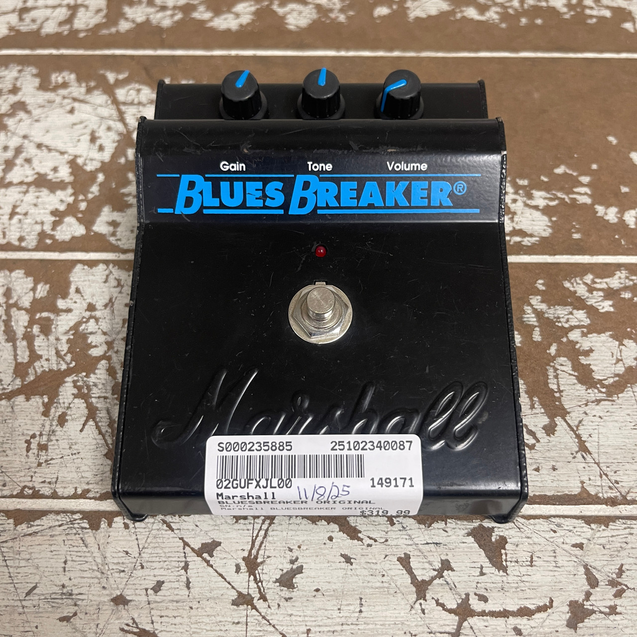 Used Marshall BLUESBREAKER ORIGINAL Overdrive Pedal