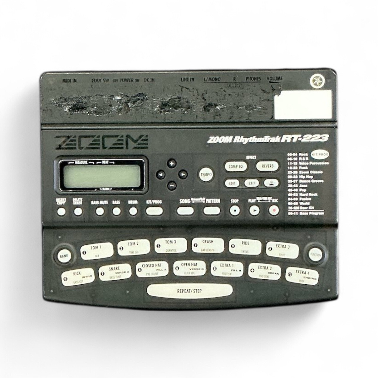 Used ZOOM RT-223 RHYTHMTRAK Electronic Drum Module