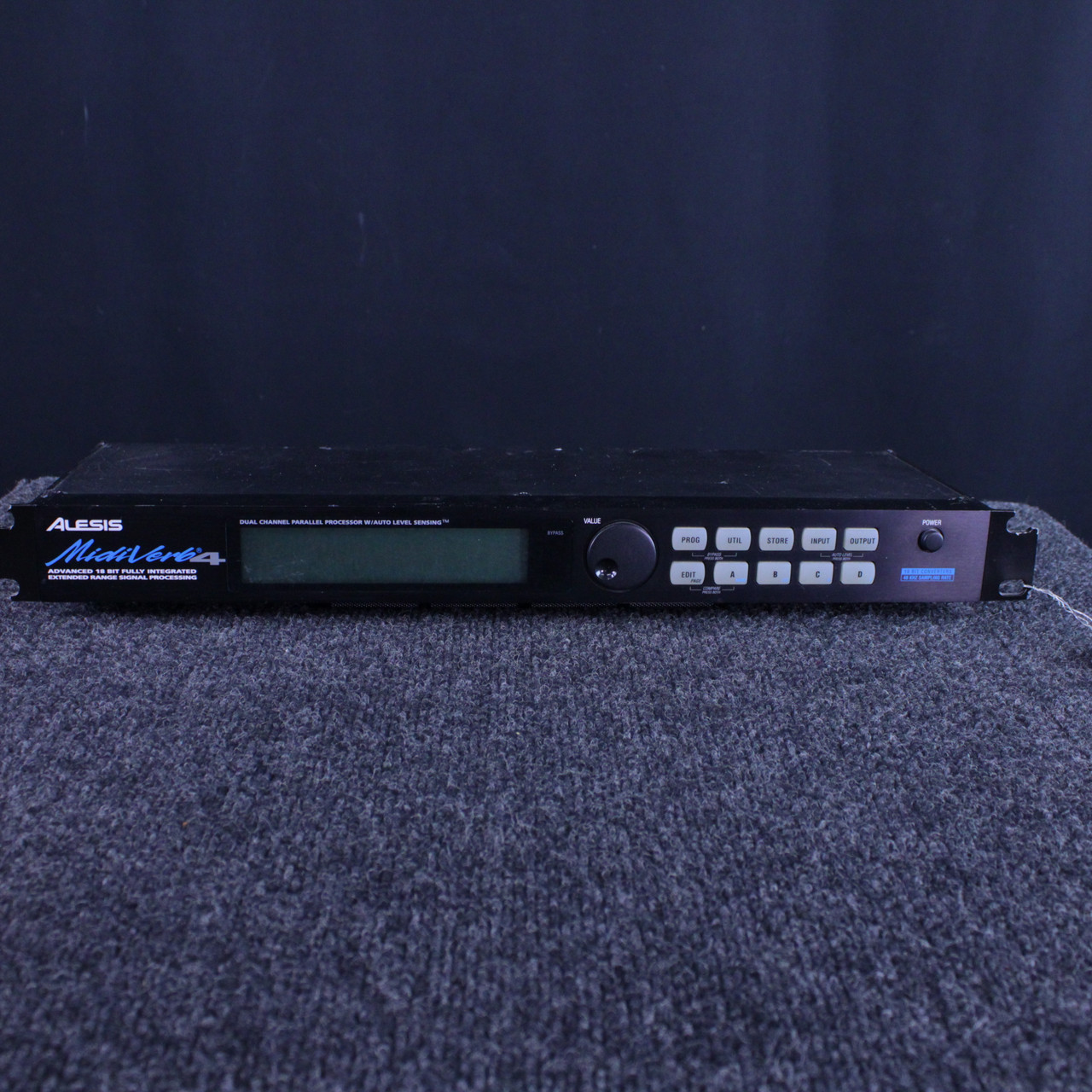 Used Alesis MIDIVERB 4 No Pwr Rackmount Guitar Effect