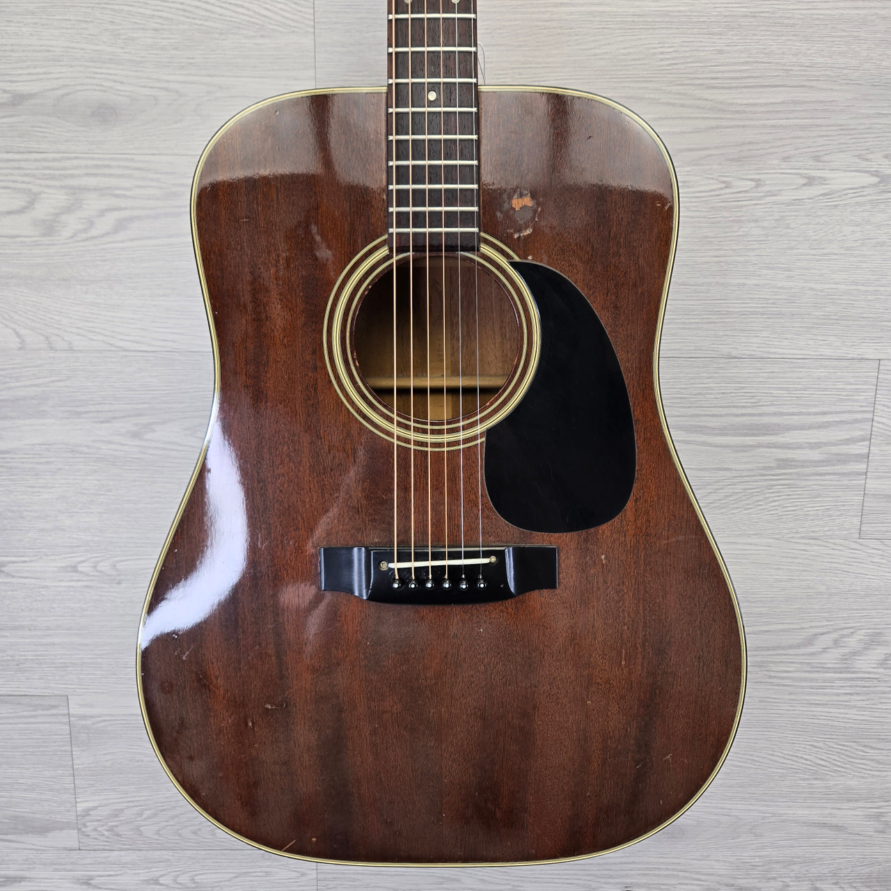 Used Takamine F-349 LAWSUIT ERA Vintage Solid Top Acoustic Guitar Wood