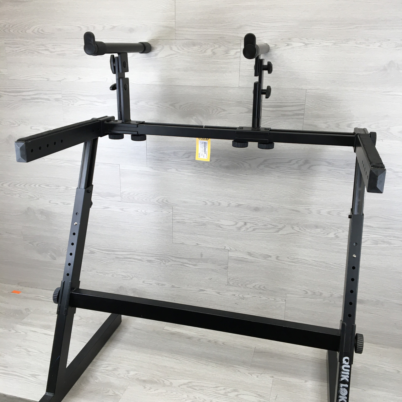 Used Quik Lok Z726 2-TIER Z KEY STAND Tiered Keyboard Stand