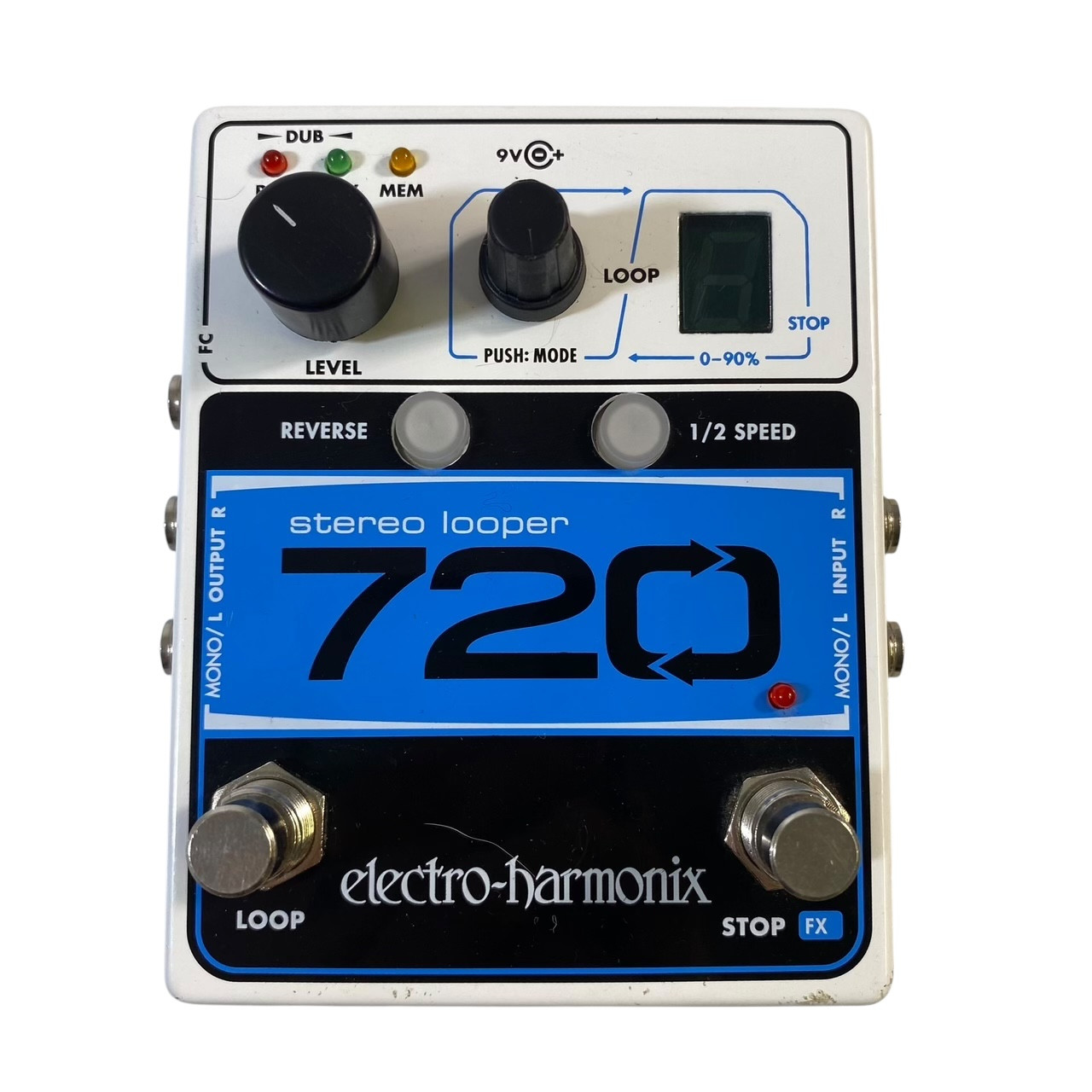 Used Electro Harmonix (E/H) STEREO LOOPER 720 Looper Pedal