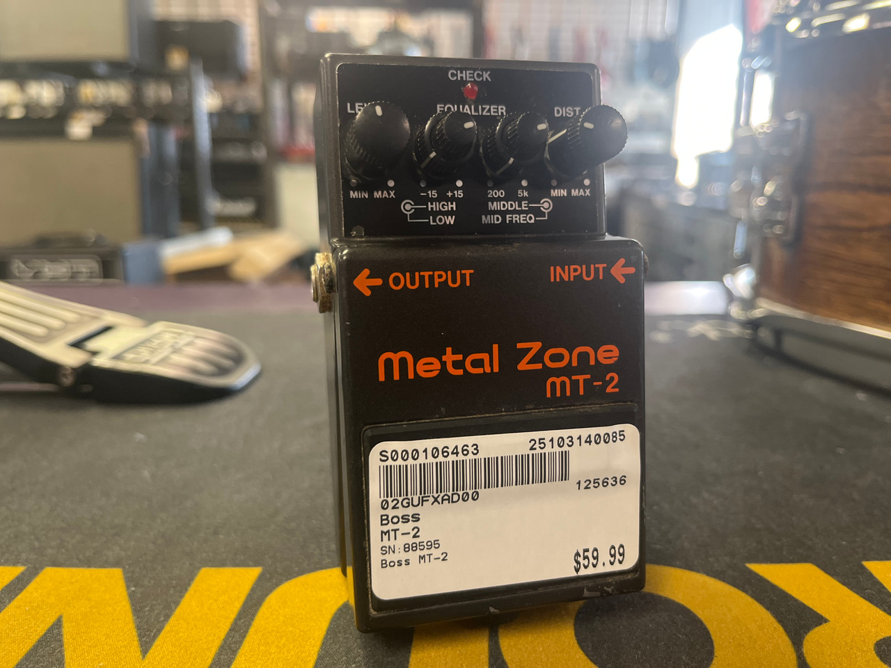 Used Boss MT-2 Vintage Distortion/Overdrive Pedal