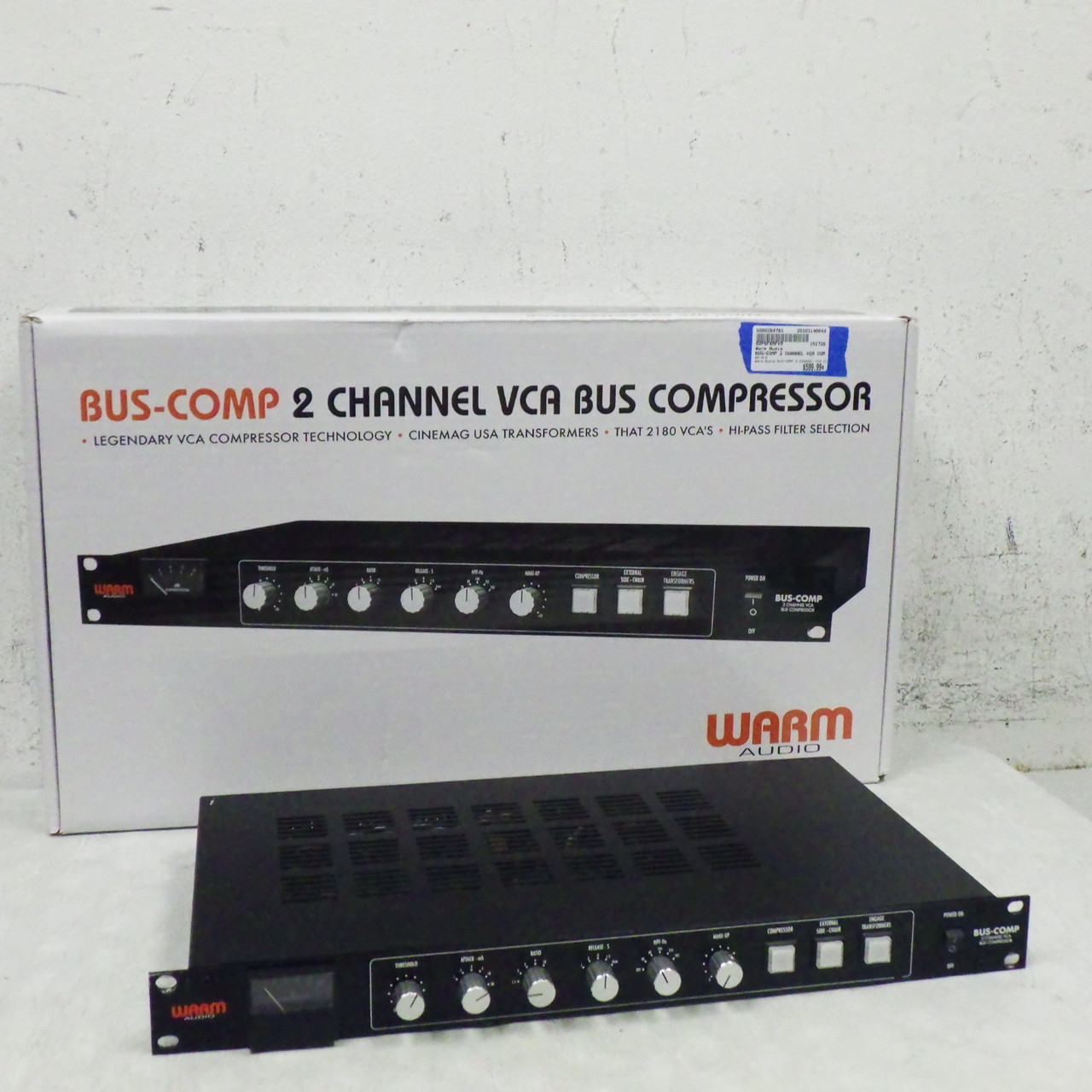 Used Warm Audio BUS-COMP 2 CHANNEL VCA COMPRESSOR Compressor