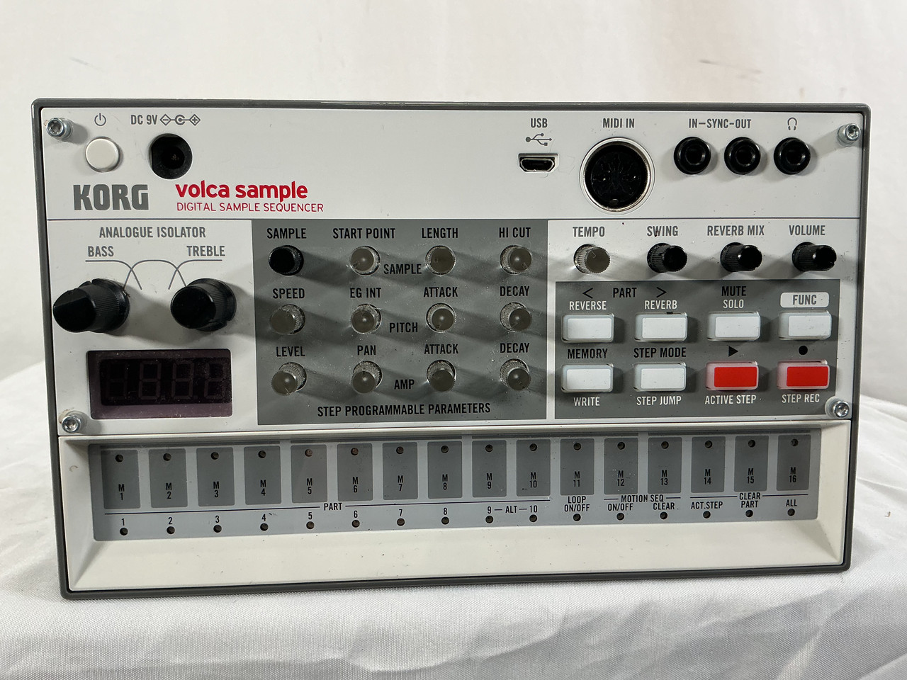 Used Korg VOLCA SAMPLE 2 Pad Controller Pad