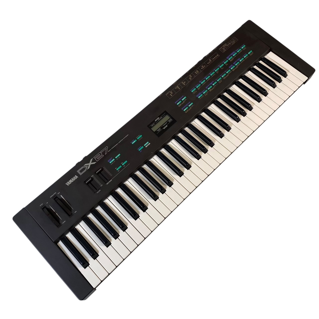 YAMAHA DX27 FM音源61鍵 Yamaha DX27 – 61-Key Digital FM Synthesizer with Power Supply | eBay