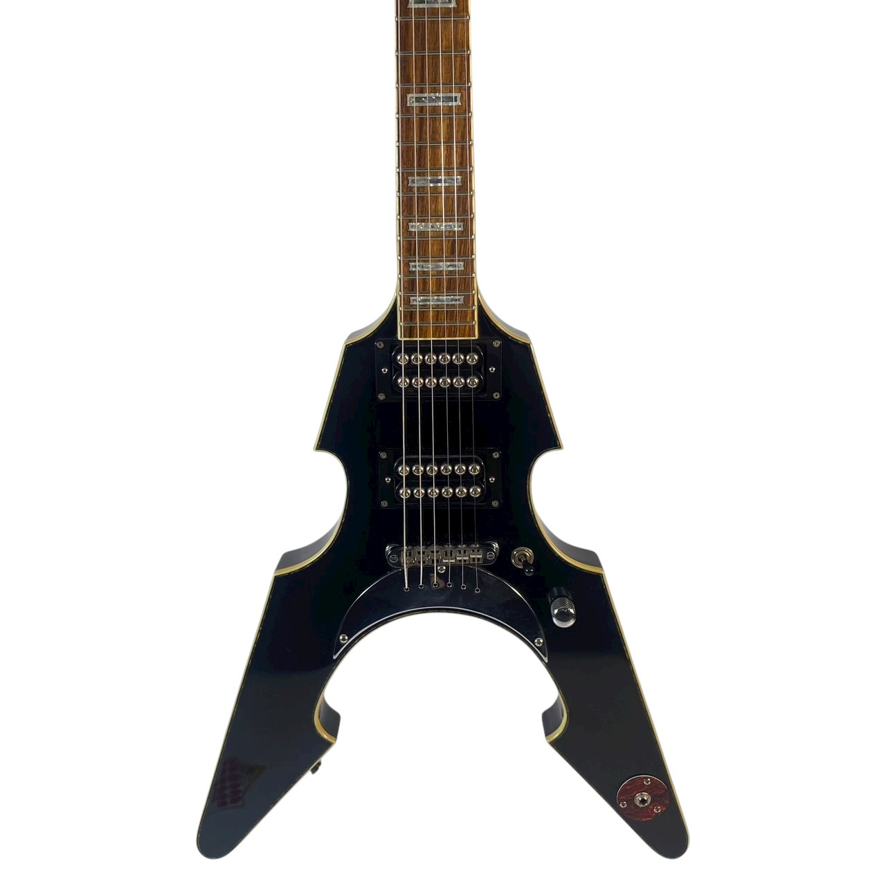 Used Jay Turser WARLORD Pointy Electric Guitar Black 6-String