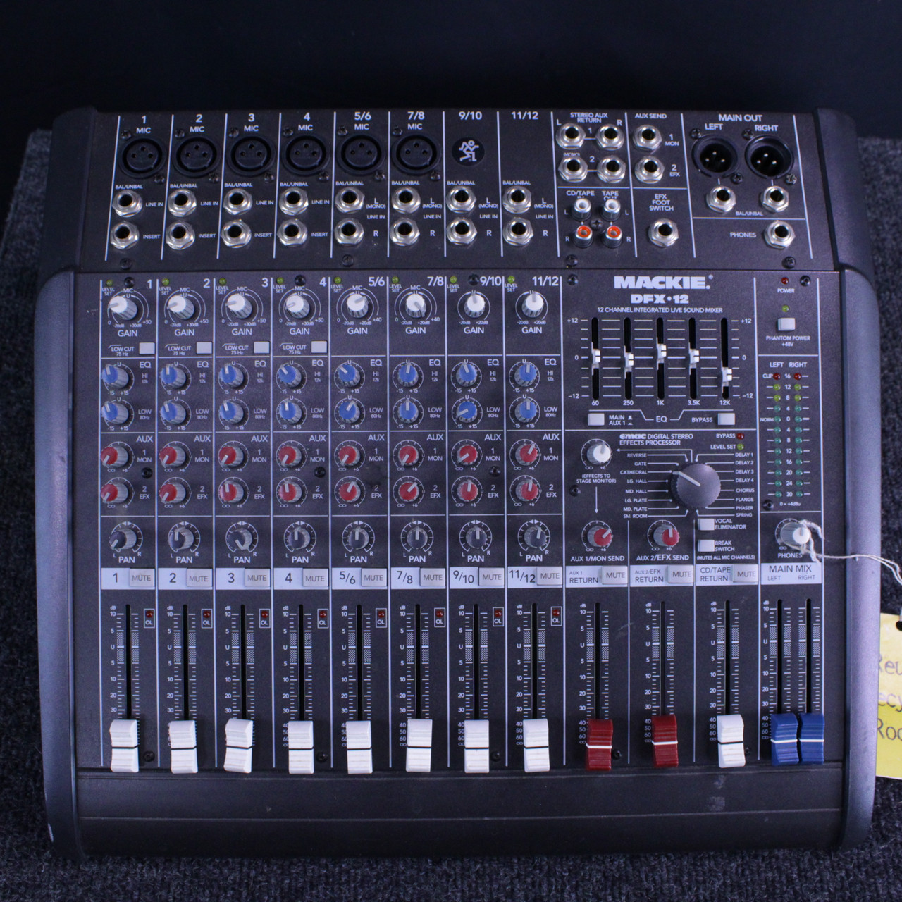 Used Mackie DFX12 MIXER Mixing Console