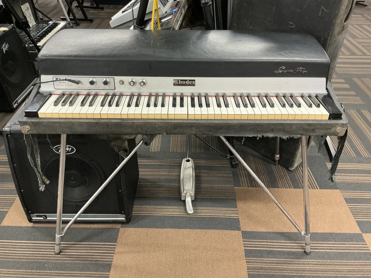 Used Rhodes MARK 1 SEVENTY THREE MODDED Digital Piano 88-key