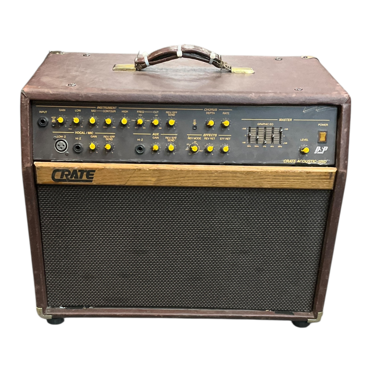 Used Crate ACOUSTIC-125D 2x10 Solid State Amplifier 2x10