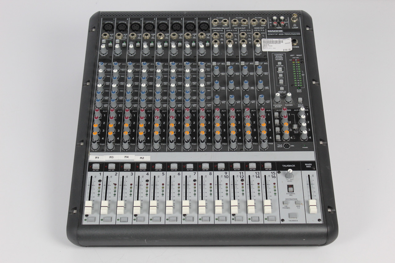 Used Mackie Onyx 1620 Mixing Console