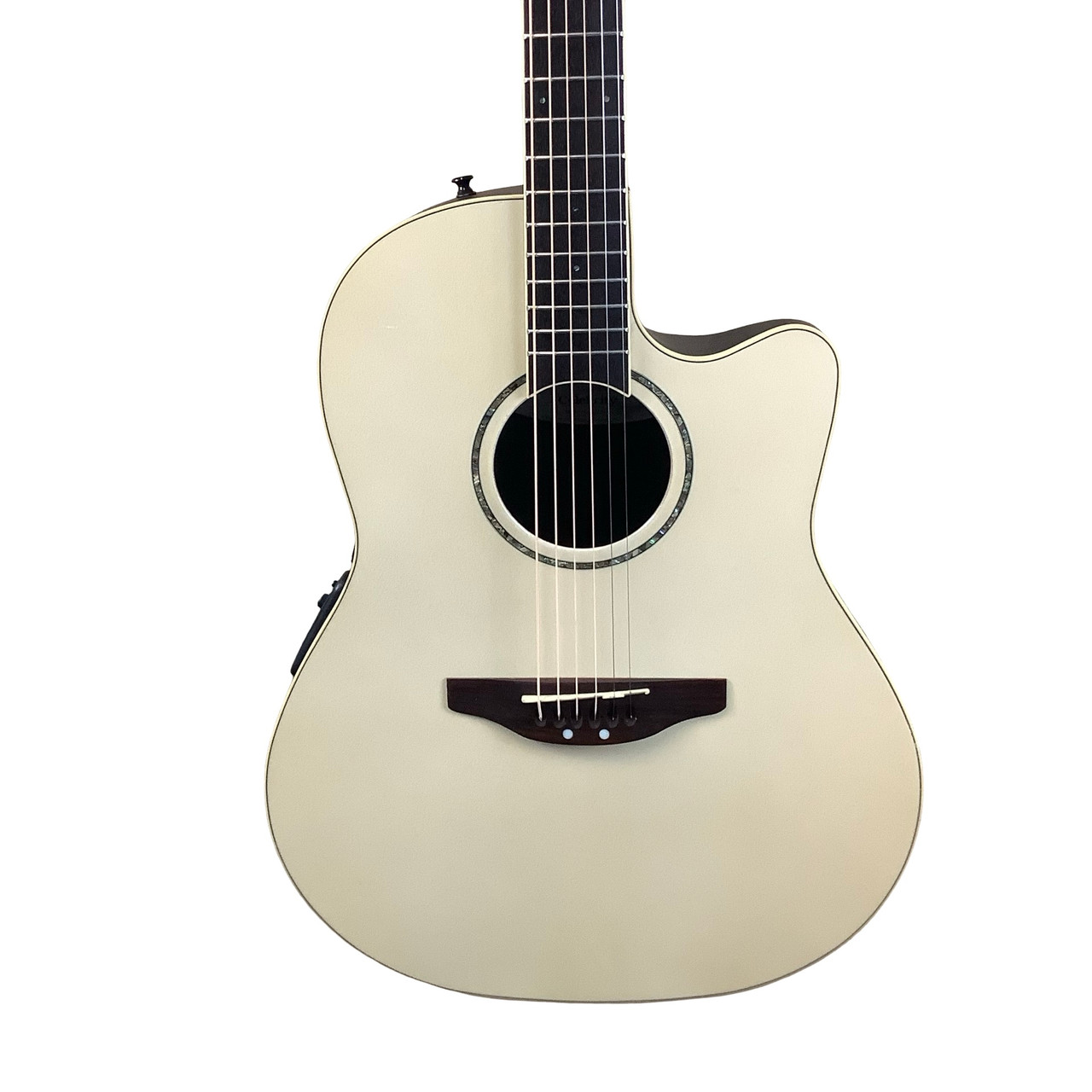 Used Ovation CELEBRITY CC24 Acoustic Guitar White