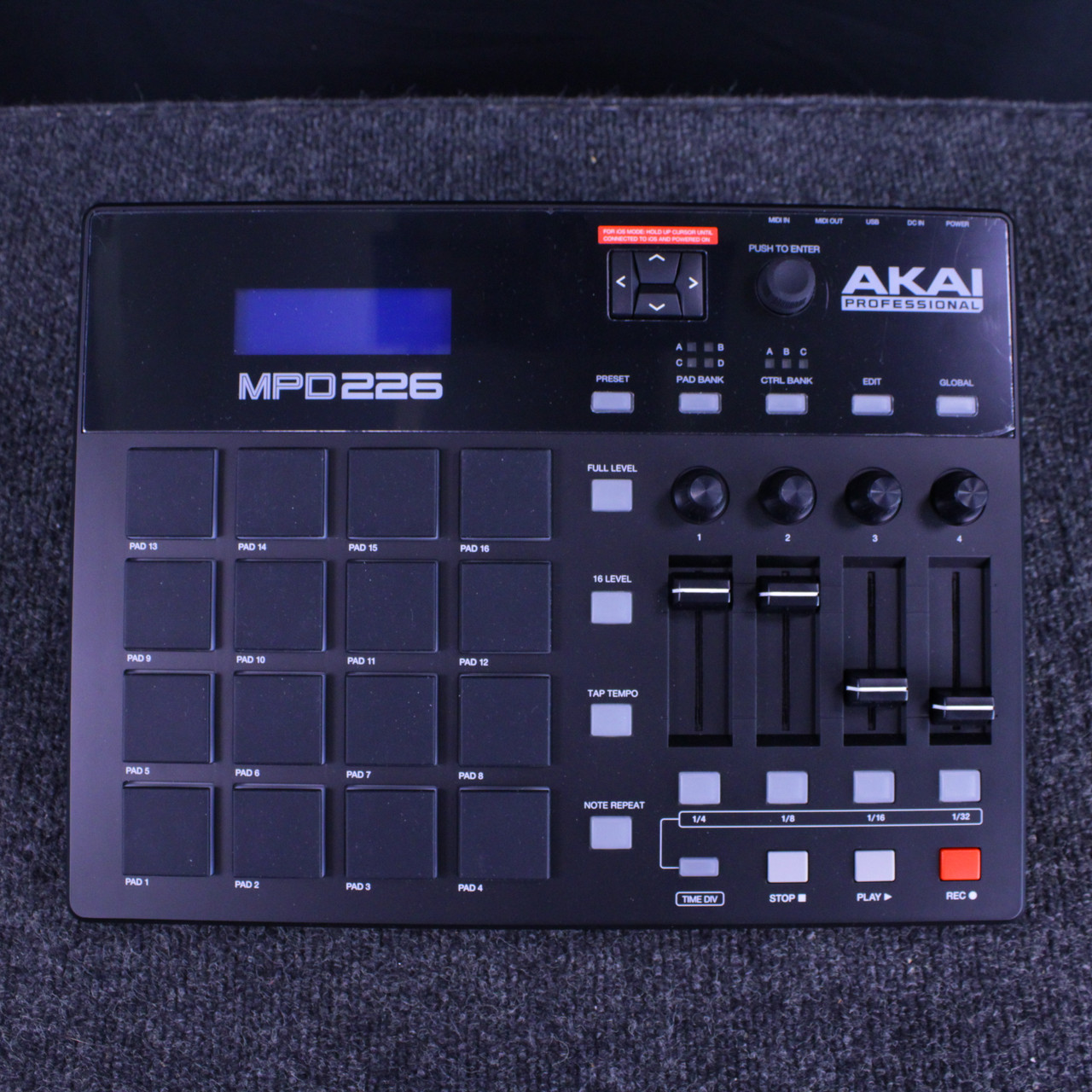 Used Akai MPD226 Pad Controller Pad