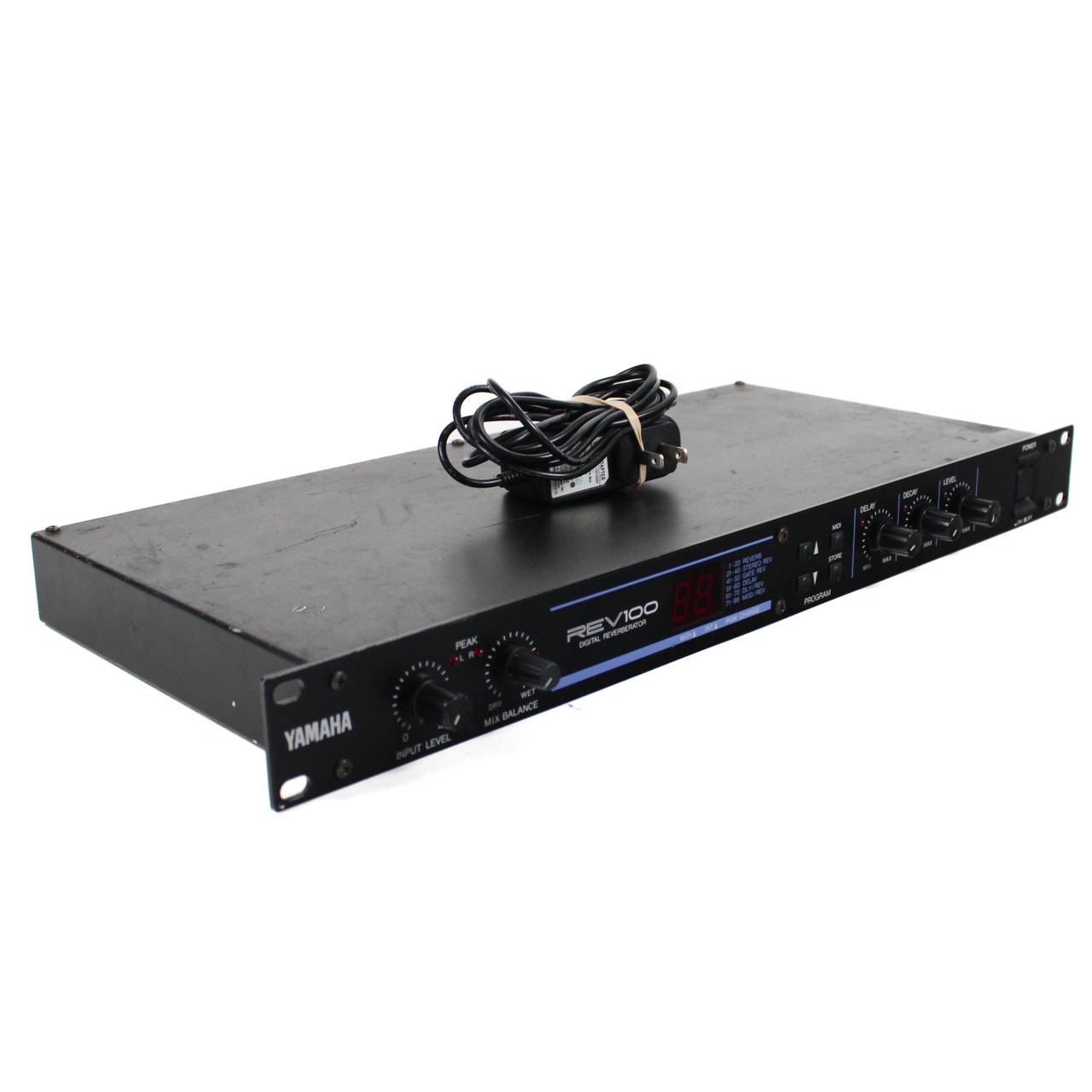 YAMAHA ヤマハ デジタルリバーブレーター REV100 YAMAHA ヤマハ REV100 DIGITAL REVERBERATOR デジタルリバーブ 通電