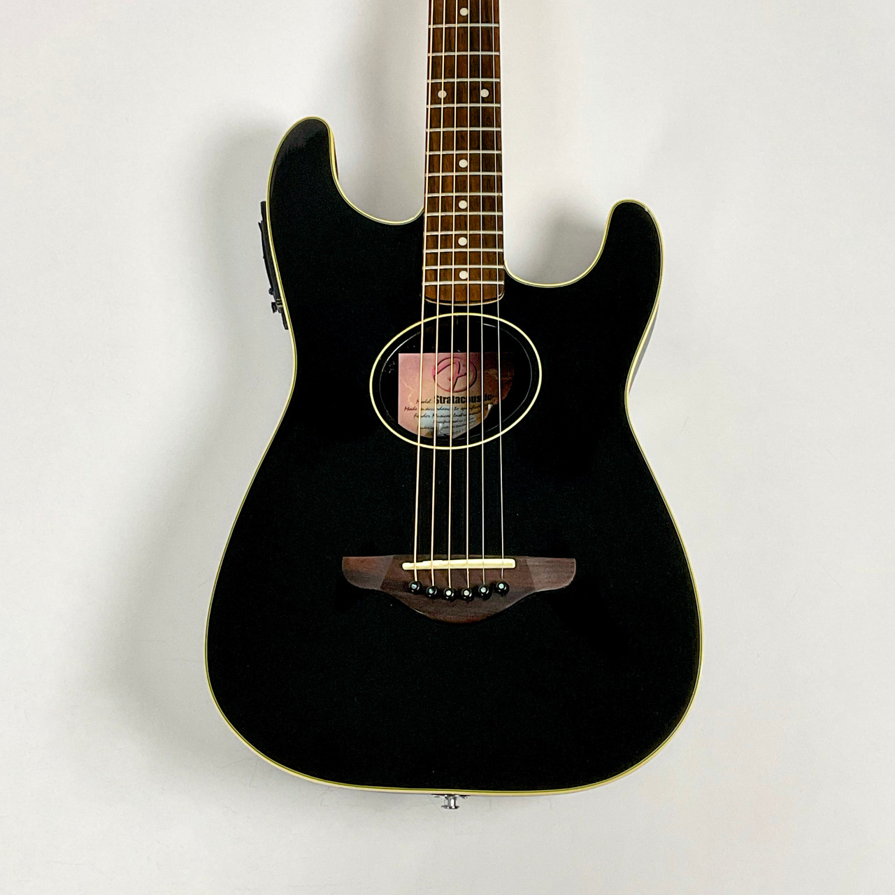 ギター Fender Stratacoustic Used Fender Stratacoustic Acoustic Guitar Black