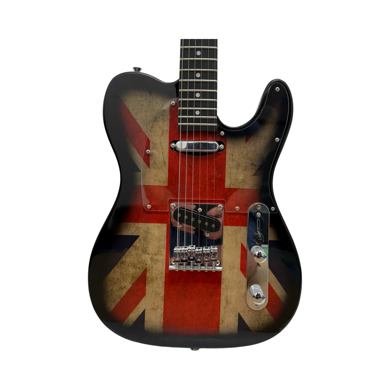 Used LEO JAYMZ BRITISH FLAG TELECASTER T Type Electric Guitar