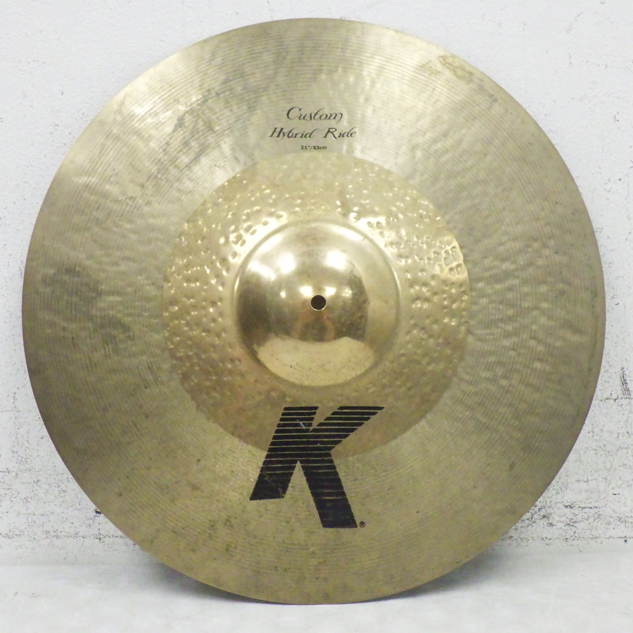Used Zildjian K CUSTOM HYBRID RIDE 21IN Ride Cymbal 21