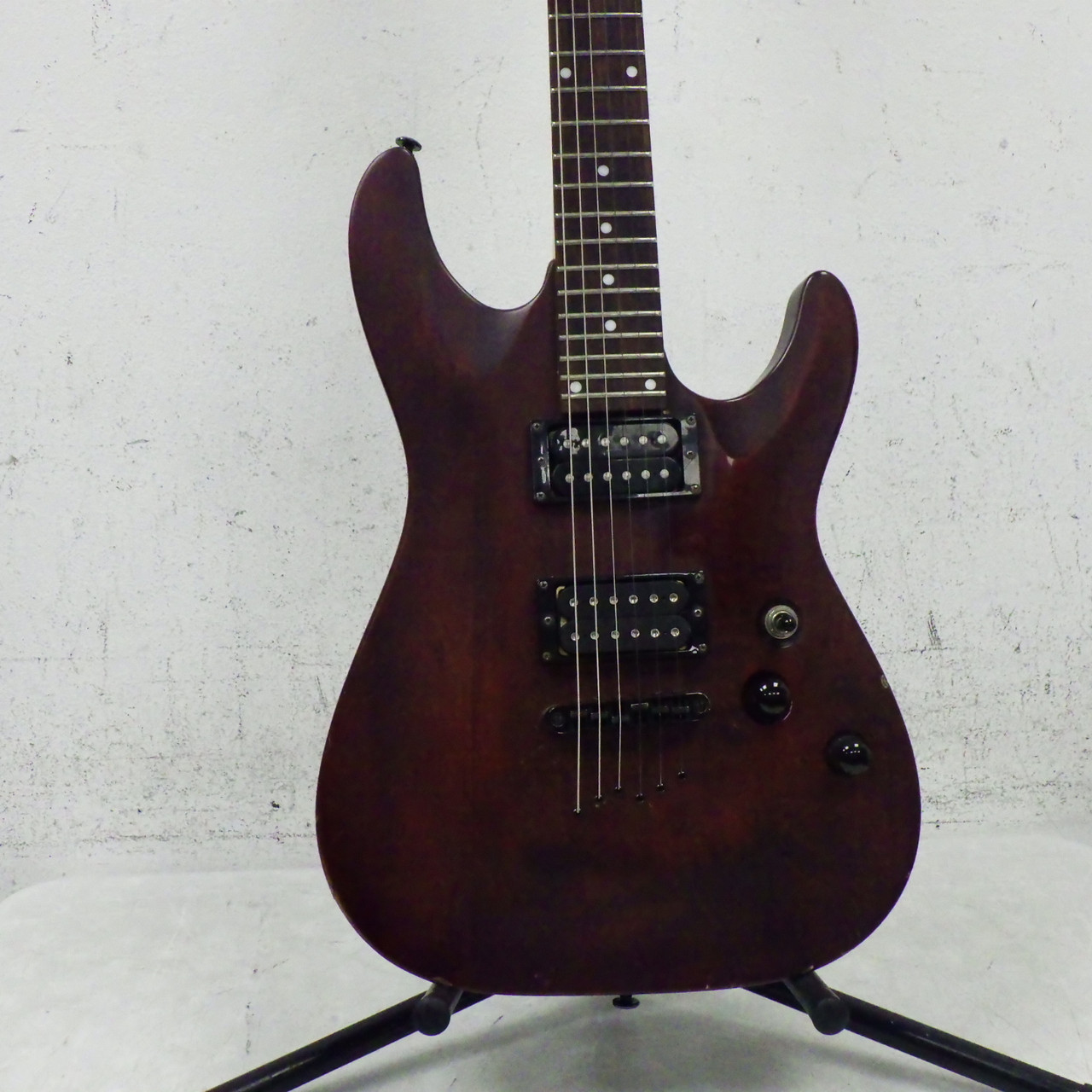 Used Schecter OMEN 6 DIAMOND SERIES Super S Electric Guitar Red 6