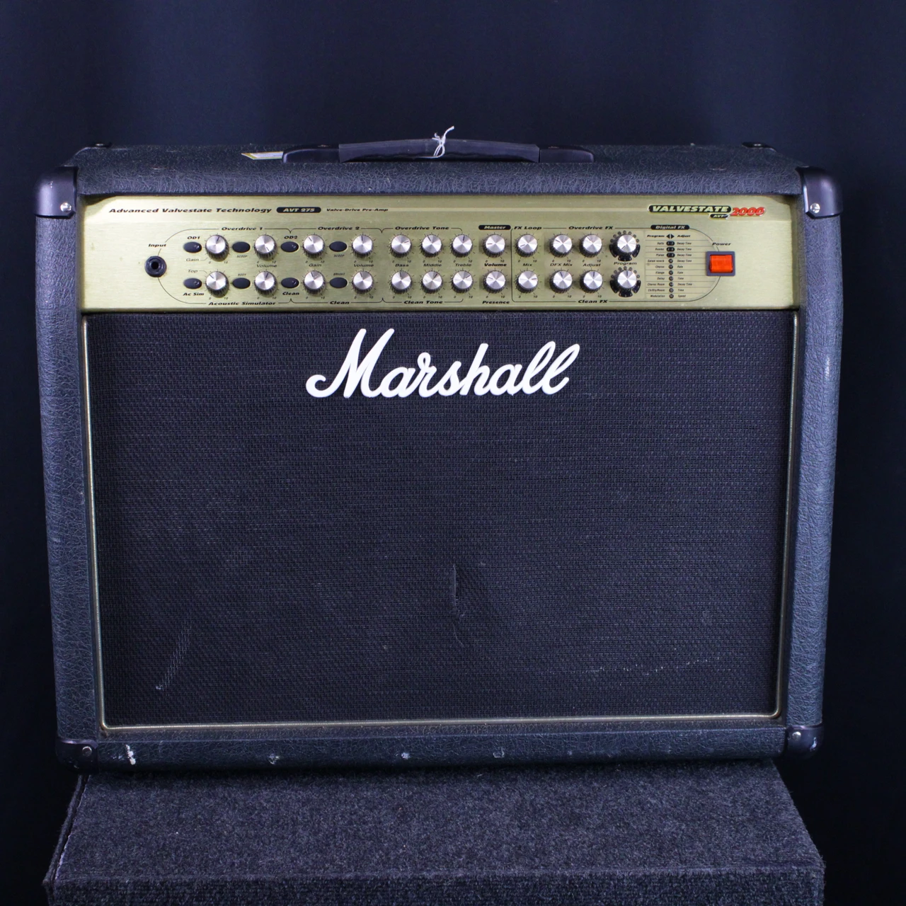Used Marshall AVT275 VALVESTATE 2000 2 x 12 Solid State Amplifier