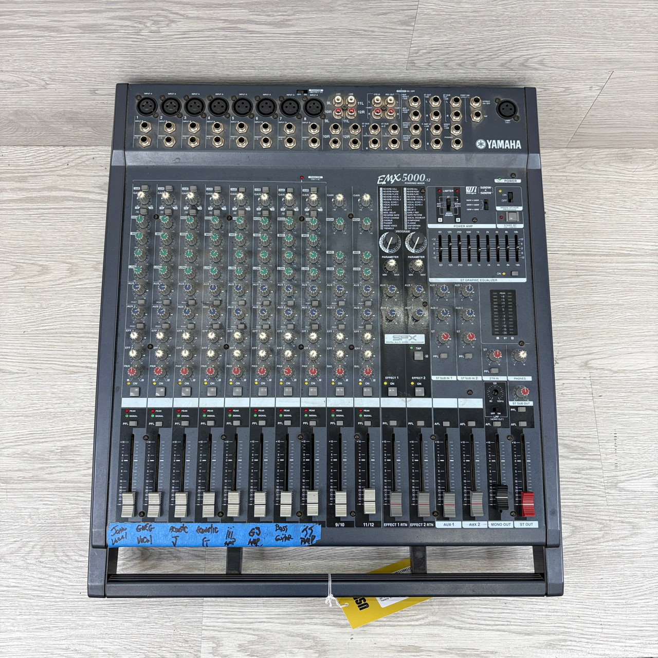 Used Yamaha EMX5000-12 POWERED MIXER Powered Mixer