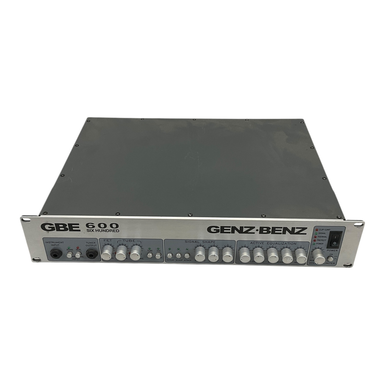 Used Genz Benz GBE 600 Rackmount Bass Amplifier Head