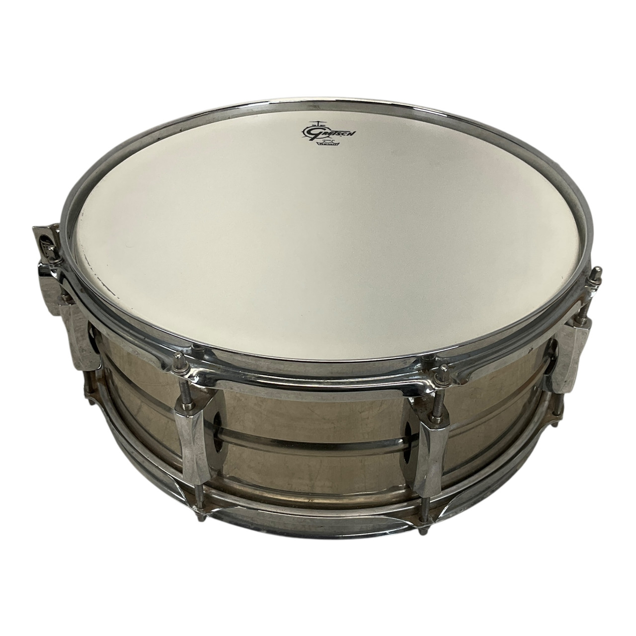 Used Pearl Sensitone Steel Custom Alloy Metal Snare Drum 14 Used Pearl Sensitone Steel Custom Alloy Metal Snare Drum 14