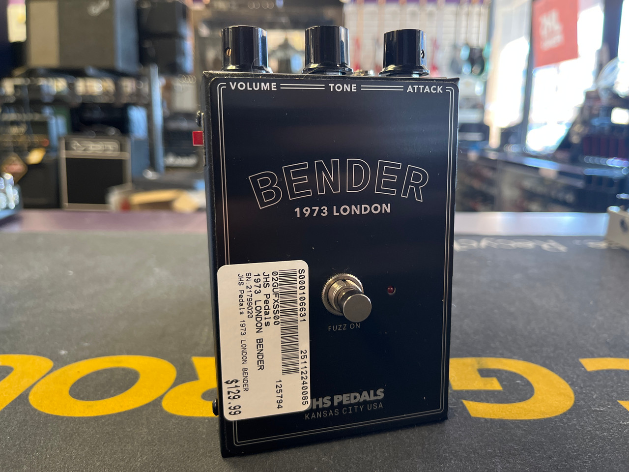 Used JHS Pedals 1973 LONDON BENDER Fuzz Pedal