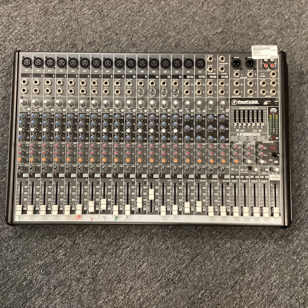 Used Mackie PROFX22V1 Mixing Console
