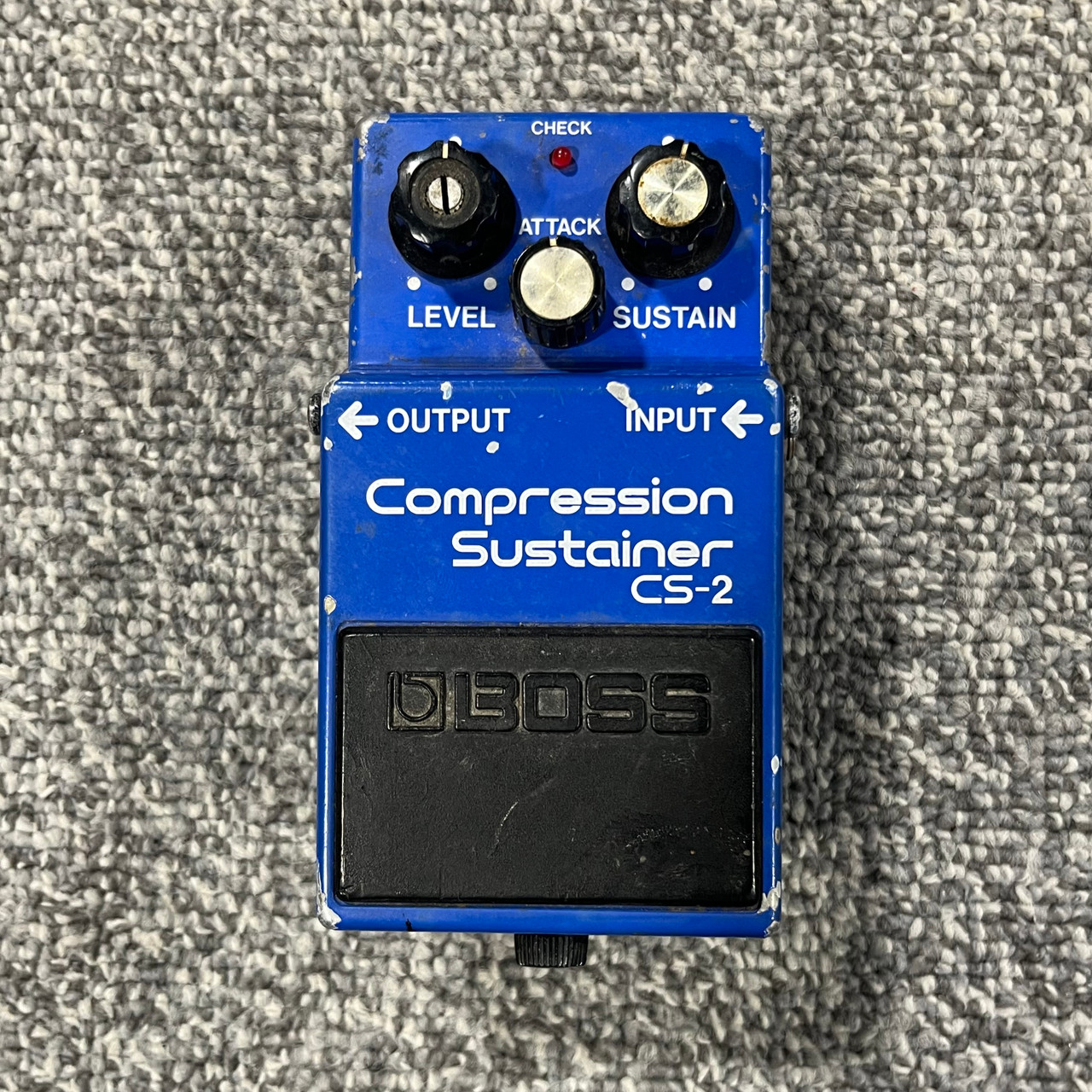 Used 1986 BOSS CS-2 COMPRESSION SUSTAINER Guitar Pedal