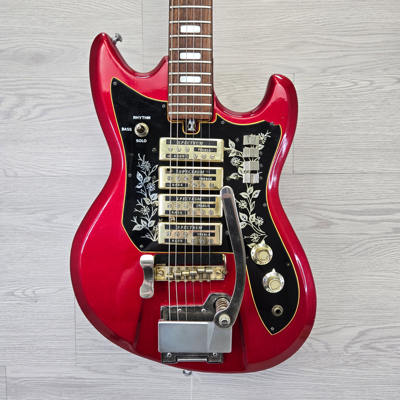 Used Teisco ET-220/440 ELECTRIC GUITAR Vintage Electric Guitar Red