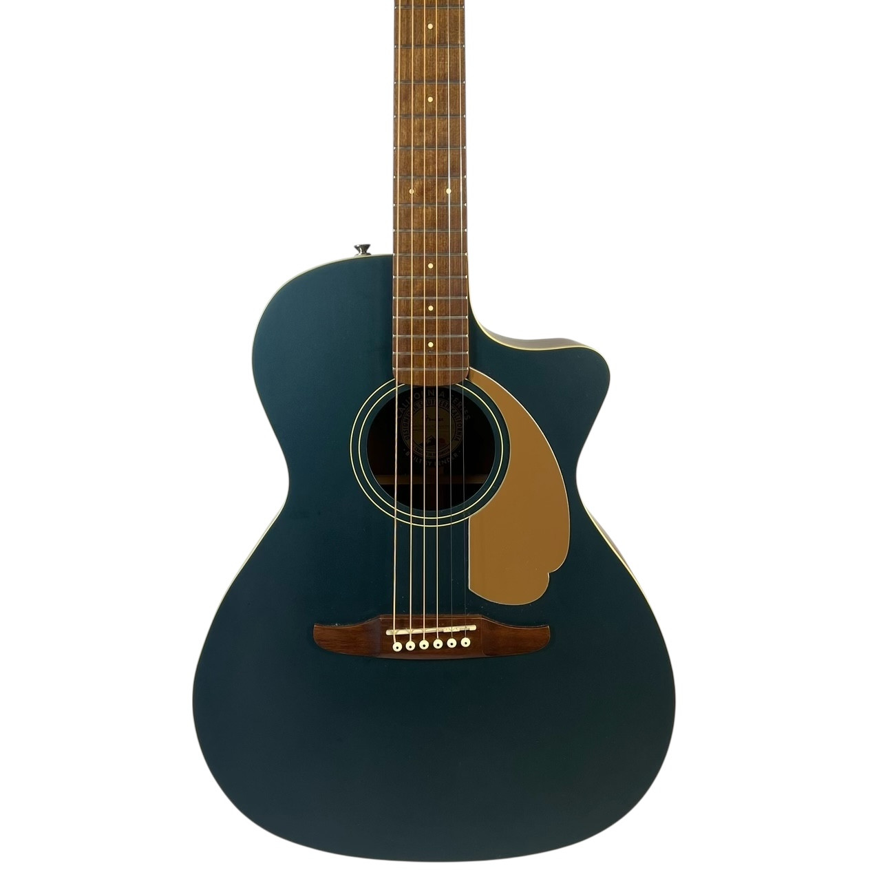 Used Fender NEWPORTER PLAYER OCEAN TEAL Laminate Top Acoustic