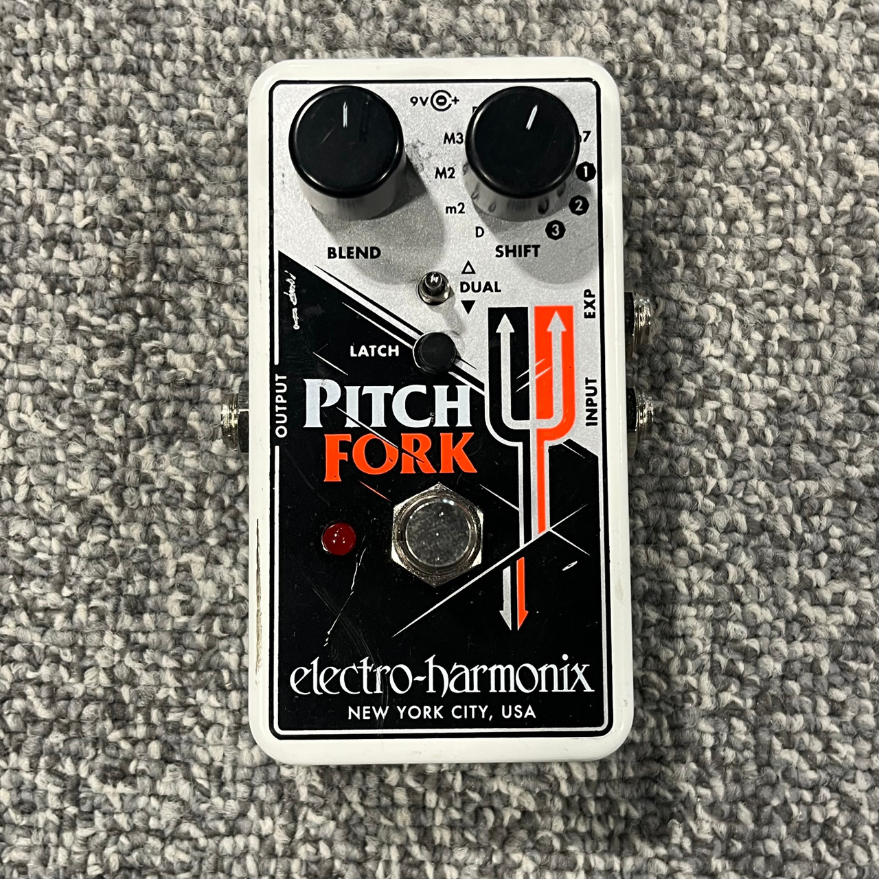 Used ELECTRO HARMONIX PITCHFORK Guitar Pitch Shifting Pedal