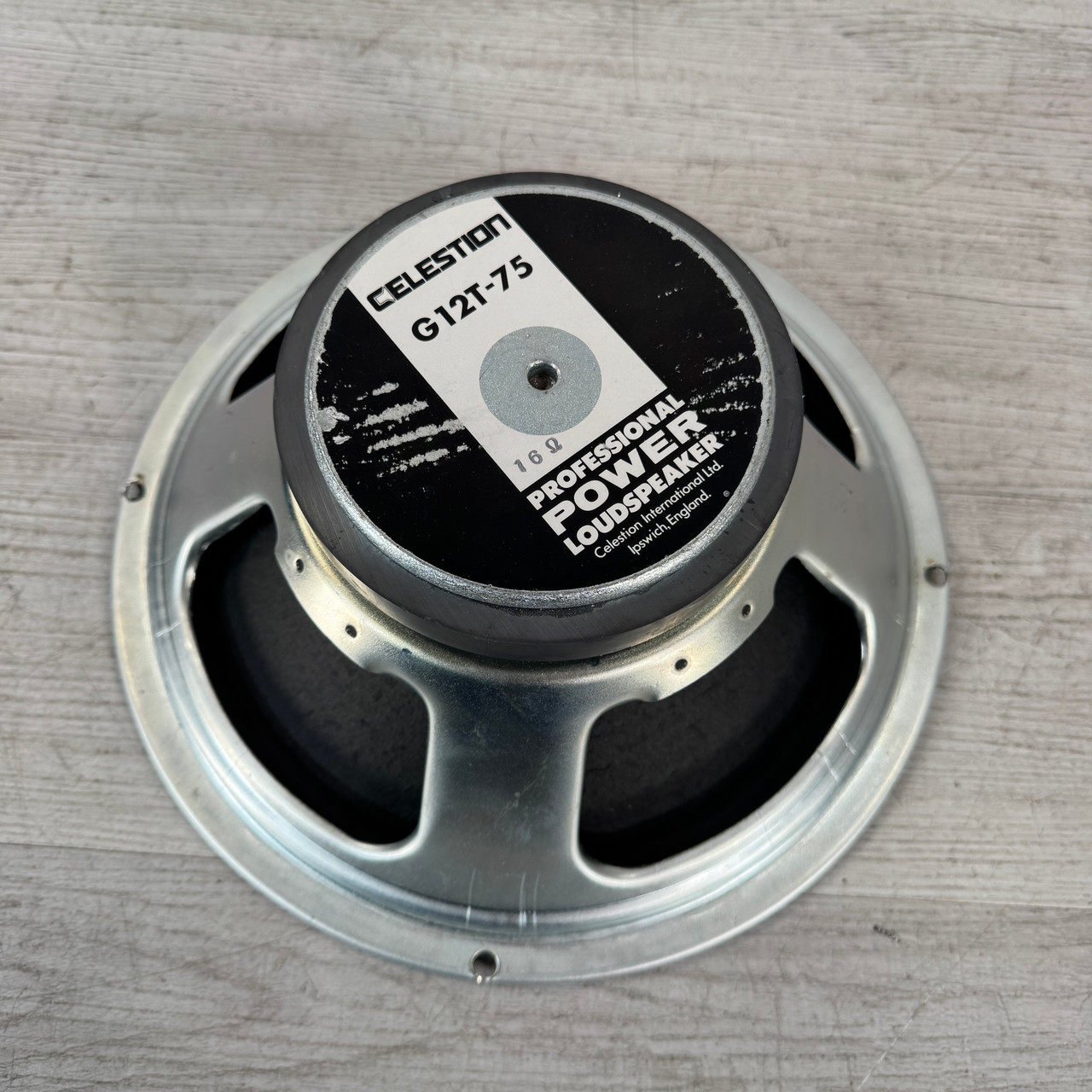 Used Celestion G12T-75 - 12-inch Guitar Speaker - 16-ohm