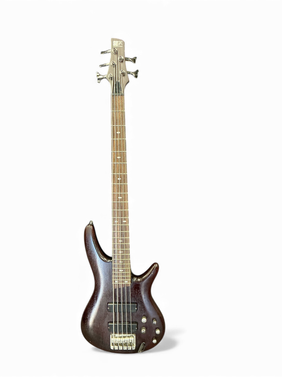 Used Ibanez SDGR SR505 BASS Modern Metal Bass Guitar Black 5-String