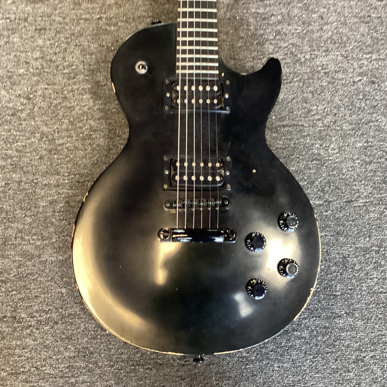 Used Gibson LES PAUL GOTHIC LP Type Electric Guitar Black 6-String