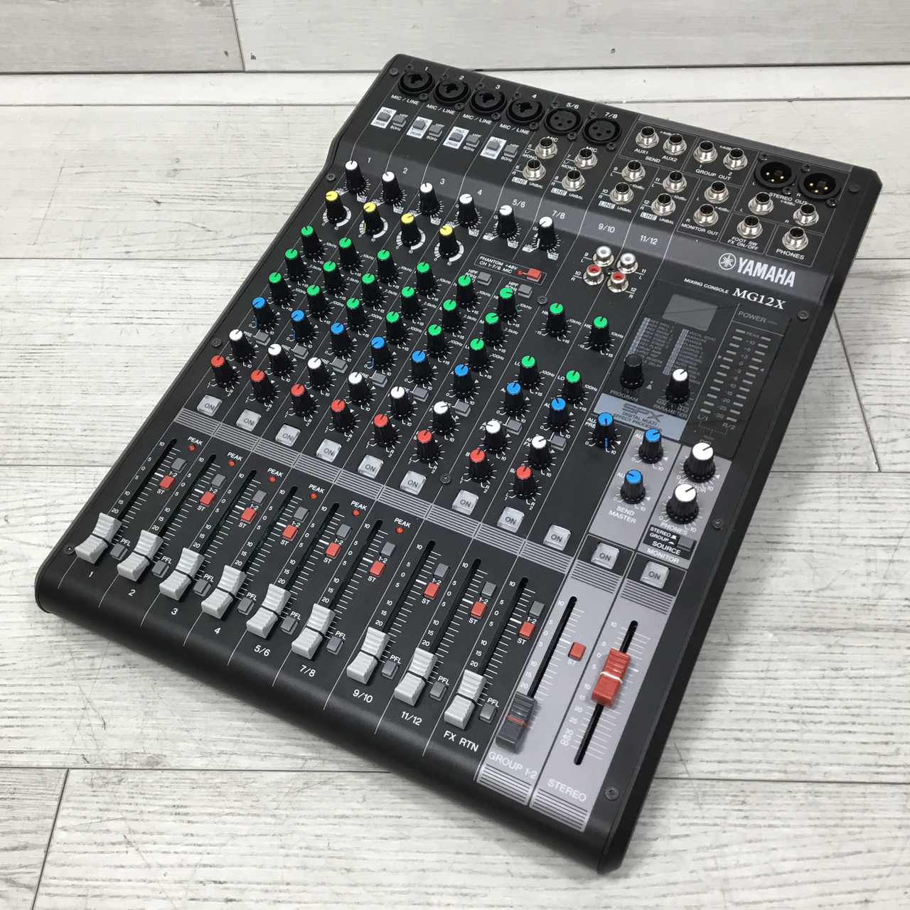 Used Yamaha MG12X 12 CHANNEL MIXER Mixing Console
