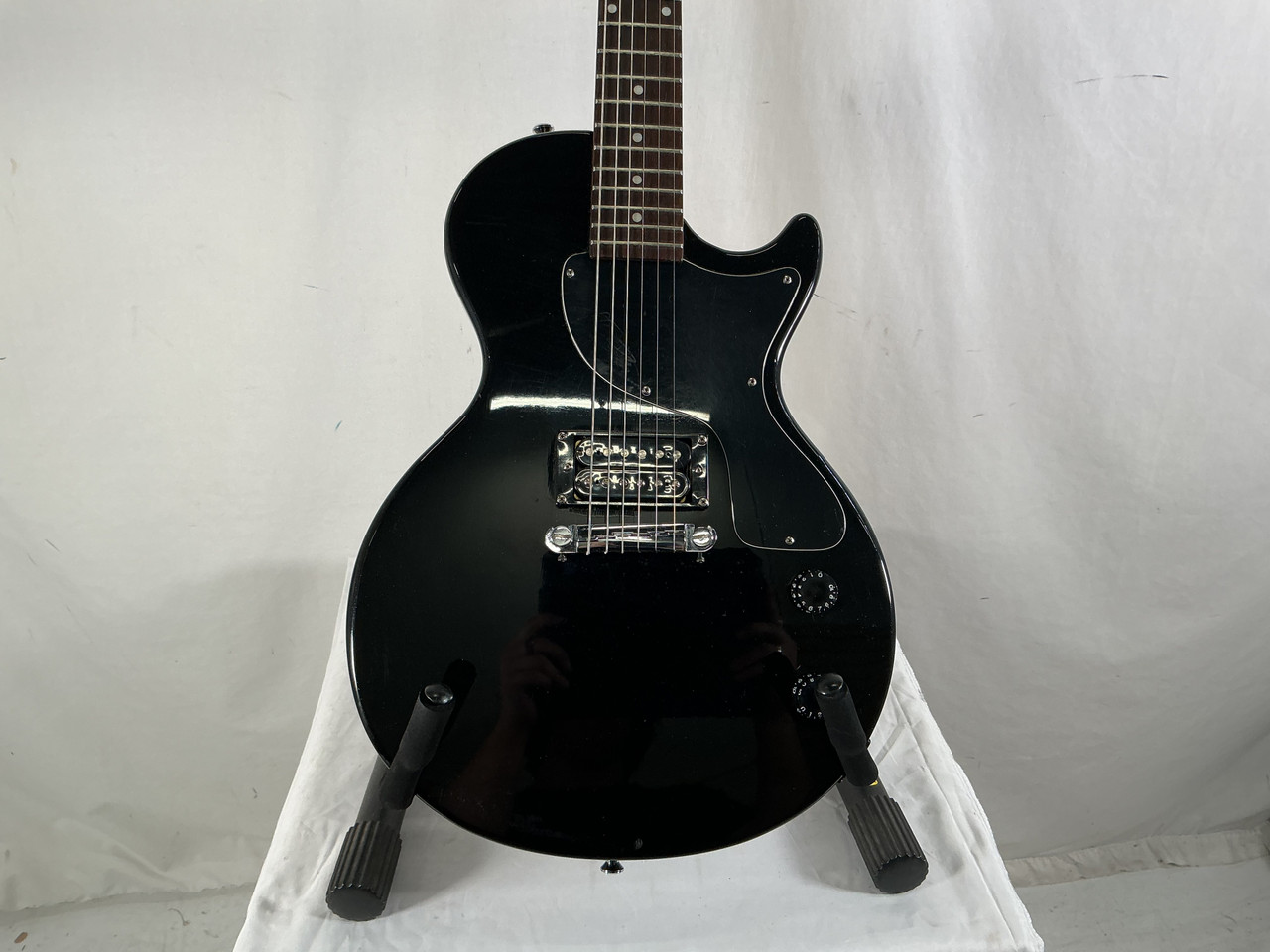Used Epiphone LES PAUL JUNIOR BLACK SPARKLE LP Type Electric