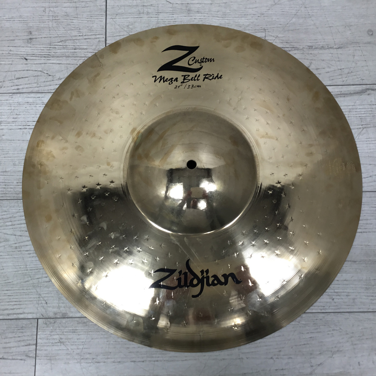Used Zildjian Z CUSTOM 21 MEGA BELL RIDE Ride Cymbal 21