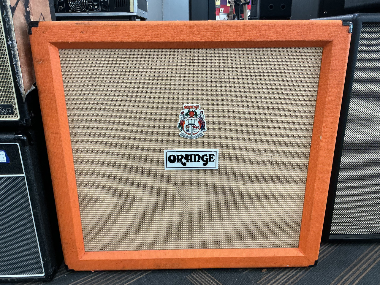 Used Orange PPC412 STRAIGHT CAB 4 x 12 Guitar Speaker Cabinet 4 x 12