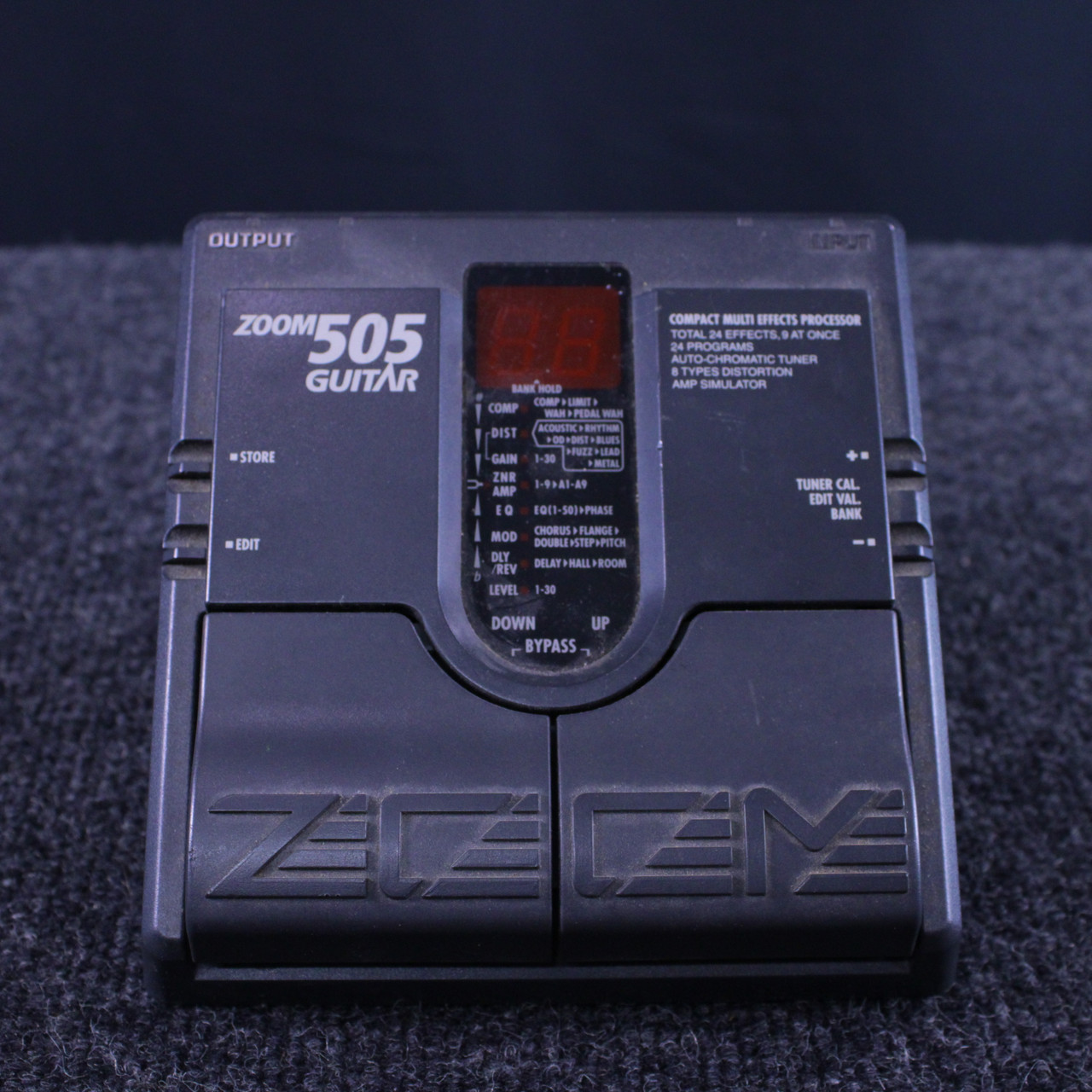 Used Zoom 505 GUITAR MULTI-FX NO PWR Multi-FX Pedal