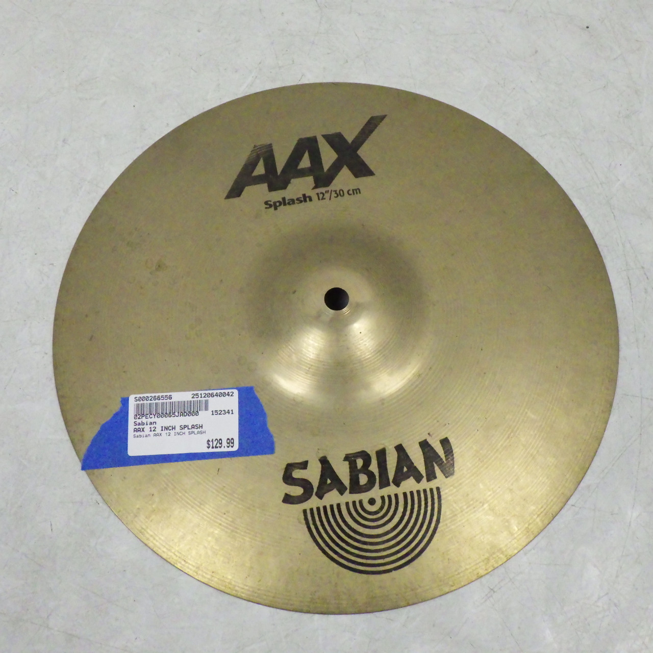 Used Sabian AAX 12 INCH SPLASH Splash Cymbal 12