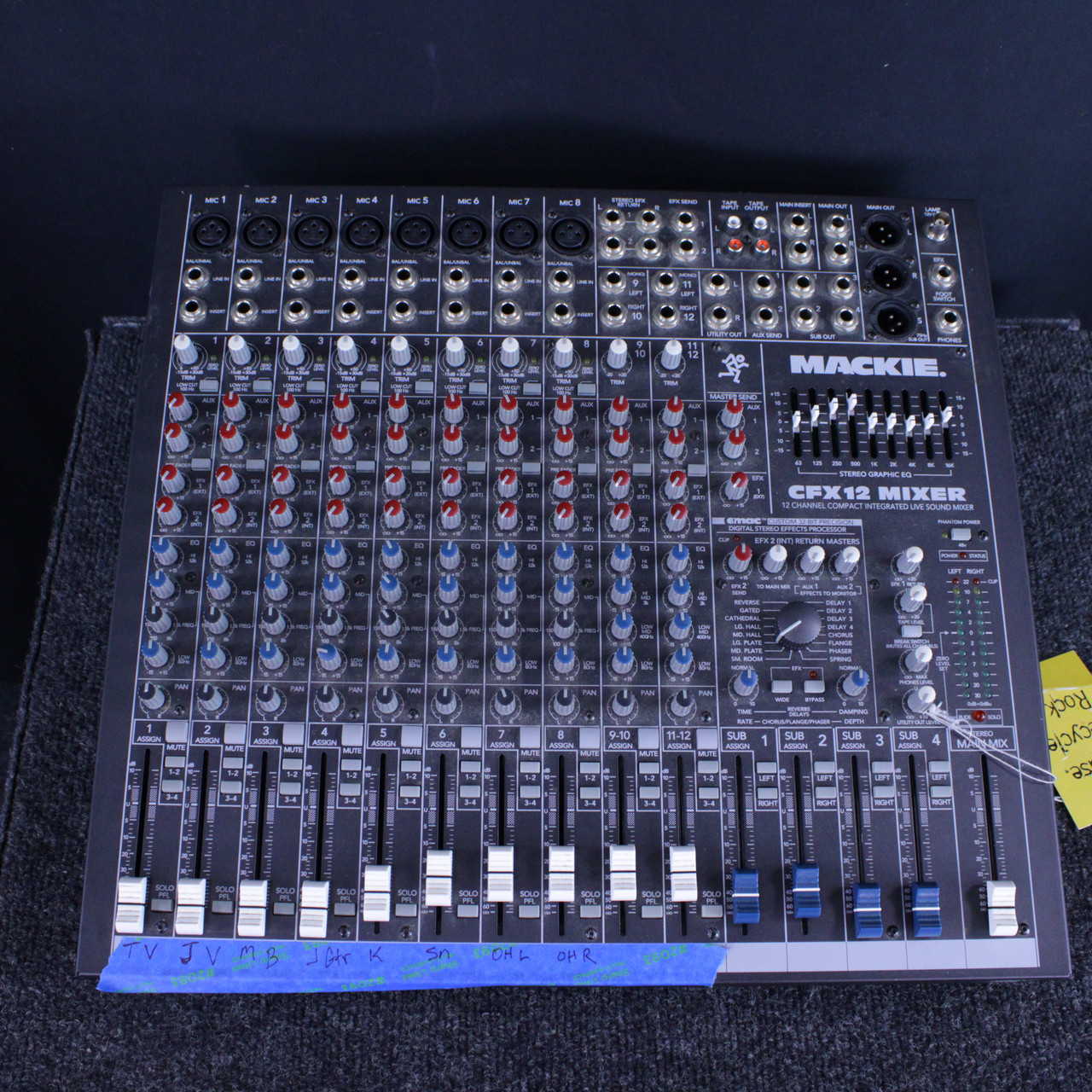 Used Mackie CFX12 MIXER Mixing Console